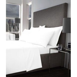 WAYFAIR BASICS™ Bernhard 100% Cotton Percale Fitted Sheet