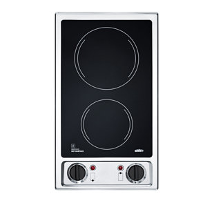 Summit Appliance White Electric Cooktop
