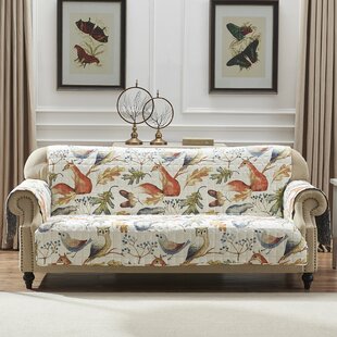 BAREFOOT BUNGALOW Elmina Willow Reversible Quilted Sofa Slipcover