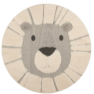 ZALA LIVING Shaggy-Teppich Lion in Cremefarben