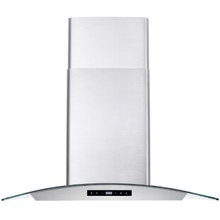 COSMO 30" 668A Series 380 CFM Ducted Wall Mount Range Hood in Stainless Steel