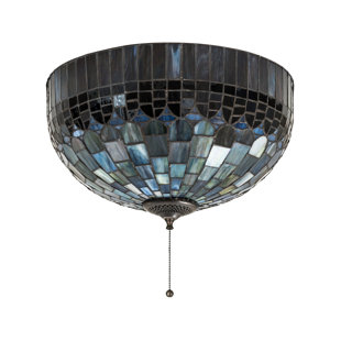 MEYDA TIFFANY Glass Flush Mount