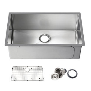 KIBI 23'' L Undermount Single Bowl Stainless Steel Kitchen Sink