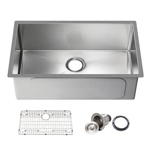 KIBI 28'' L Undermount Single Bowl Stainless Steel Kitchen Sink