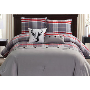 LADY SANDRA Plaid Comforter Set