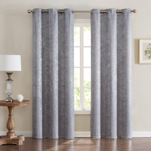 HOUSE OF HAMPTON® Thermal Insulated Blackout Curtains Bedroom Window 76x84 Window Curtain Panels Living RoomBlackout (Set of 2)
