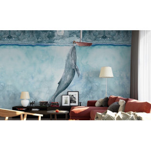 GK WALL DESIGN Peel & Stick Floral Wall Mural