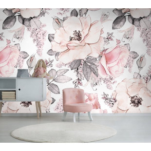 GK WALL DESIGN Rose Wall Mural