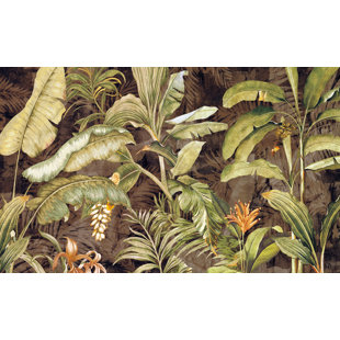 GK WALL DESIGN Peel & Stick Floral Wall Mural