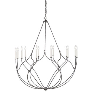 VISUAL COMFORT STUDIO Richmond 12 - Light Candle Style Empire Chandelier by Chapman & Myers