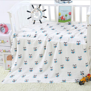 DECOR UR SPACE Gray Muslin Swaddle