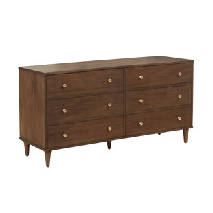 BLUE ELEPHANT 162.56cm W 6 - Drawer Chest of Drawers