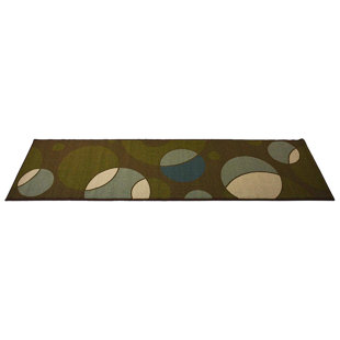 PURHOME Geometric Design Slip Resistant 2X7 Runner Rugs