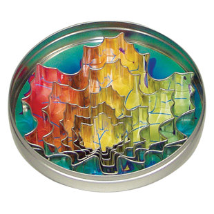 Fox Run Brands 5 Piece Maple Leaf Cookie Cutter Set