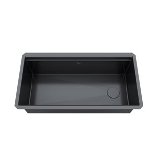 EMODERN DECOR CozyBlock 36'' L Undermount Single Bowl Stainless Steel Kitchen Sink