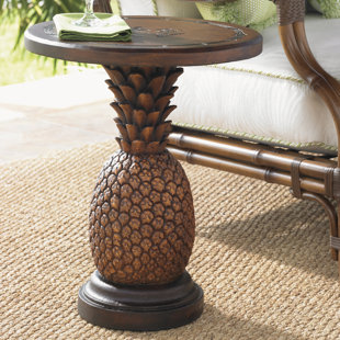 TOMMY BAHAMA OUTDOOR Alfresco Living Glass reinforced concrete Side Table