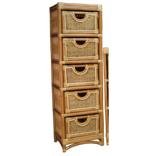 SPICE ISLANDS WICKER 5 Drawer Storage Drawer