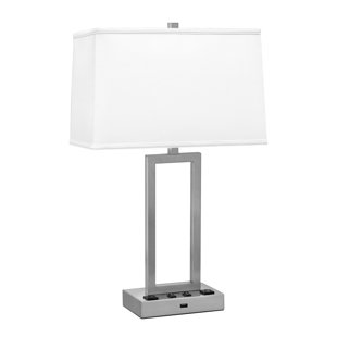 MEDALLION LIGHTING Cortile Metal USB Table Lamp