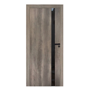 MALAKAN INC. Glass PVC/Vinyl Wood Standard Door