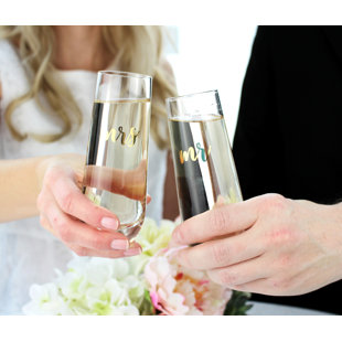 Le Prise™ Borba 2 - Piece 8oz. Glass All Purpose Wine Glass Stemware Set