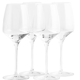 STÖLZLE LAUSITZ Experience 12 oz. Crystal White Wine Glass (Set of 4)