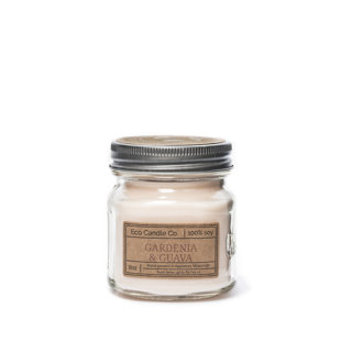 ECO CANDLE CO Gardenia and Guava Scented Jar Candle