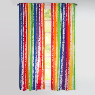 Learning Linens Brain Waves Curtain Panel 50X84