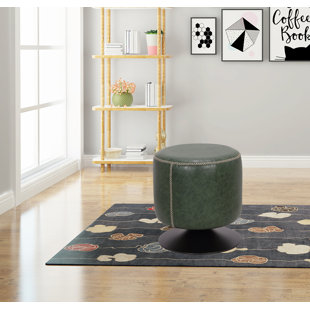 MERCURY ROW® TEEN Pamela Round Vintage Upholstered Ottoman