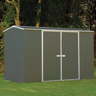 Absco Premier 10 ft. W x 7 ft. D Metal Storage Shed