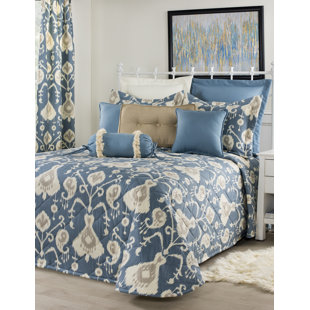 ADAMSTOWN AT HOME Delhi Cotton Paisley Coverlet