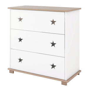ISABELLE & MAX Kaplan 3 Drawer Chest