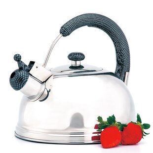 Creative Home 2.7 Quarts Stainless Steel Whistling Stovetop Tea Kettle