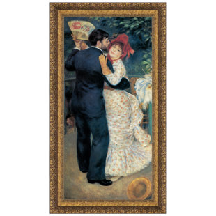 VAULT W ARTWORK Dance in the Country, 1883 by Pierre-Auguste Renoir Framed Painting Print