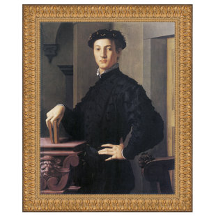 VAULT W ARTWORK " Portrait Of A Young Man, 1530 " by Agnolo Bronzino