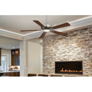 MINKA AIRE 52" Contractor 5 - Blade LED Propeller Ceiling Fan with Remote Control and Light Kit Included