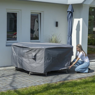 WFX UTILITY Madison Outdoor Furniture Cover Round 320cm Grey