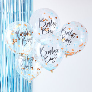 GINGER RAY New Baby Balloon (Set of 5)