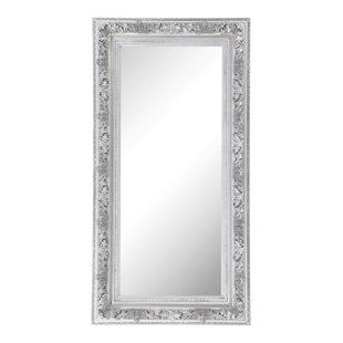 ASTORIA GRAND Bartell Wood Flat Floor Mirror