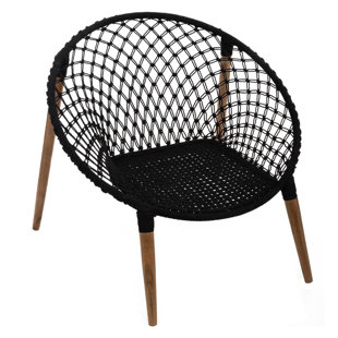 BAY ISLE HOME Waynoka Metal Outdoor Garden Chair