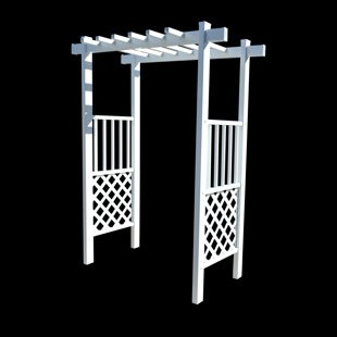 DURAMAX BUILDING PRODUCTS Capistrano 55'' W x 40'' D Vinyl Arbor in White