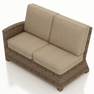 FOREVER PATIO Cypress Left Arm Sectional Piece with Cushion
