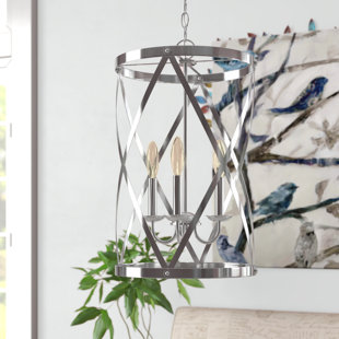 BREAKWATER BAY Gingerich 3 - Light Single Geometric Pendant