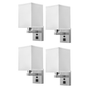 MEDALLION LIGHTING Innovate Group Plug-in Armed Sconce (Set of 4)