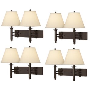 MEDALLION LIGHTING Armed Sconce (Set of 4)