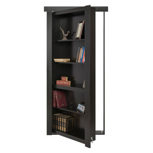 MURPHY DOOR INC. Murphy Door - Secret Bookcase Hidden Door, Solid Paint Grade Manufactured Wood