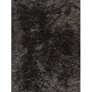 MERCER41 Solid Colour Hand Woven Brown Area Rug