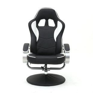 ORREN ELLIS Ergonomic Racing Game Chair High Back Adjustable Swivel Recliner with Footrest