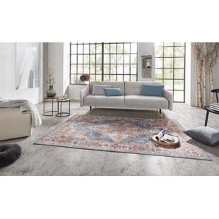 NOURISTAN Sylla Tufted Jeans Blue Rug