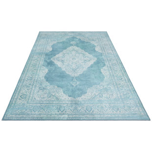 NOURISTAN Teppich Carme in Aquamarin