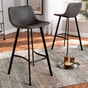 WILLISTON FORGE Moira Adjustable Height Stool (Set of 2)